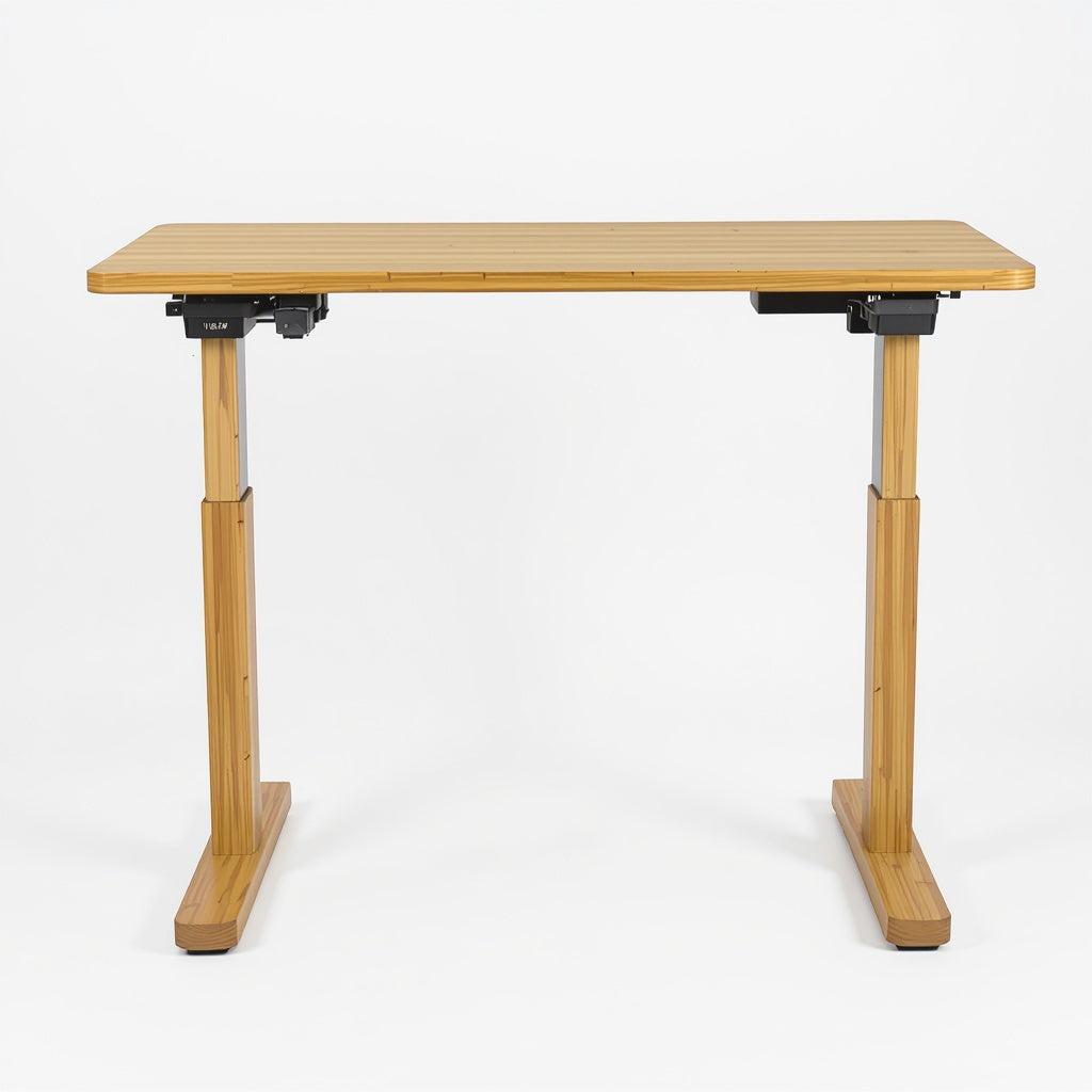 Bamboo Standing Desk Converter – 32 x 20 x 17 inches, Natura...