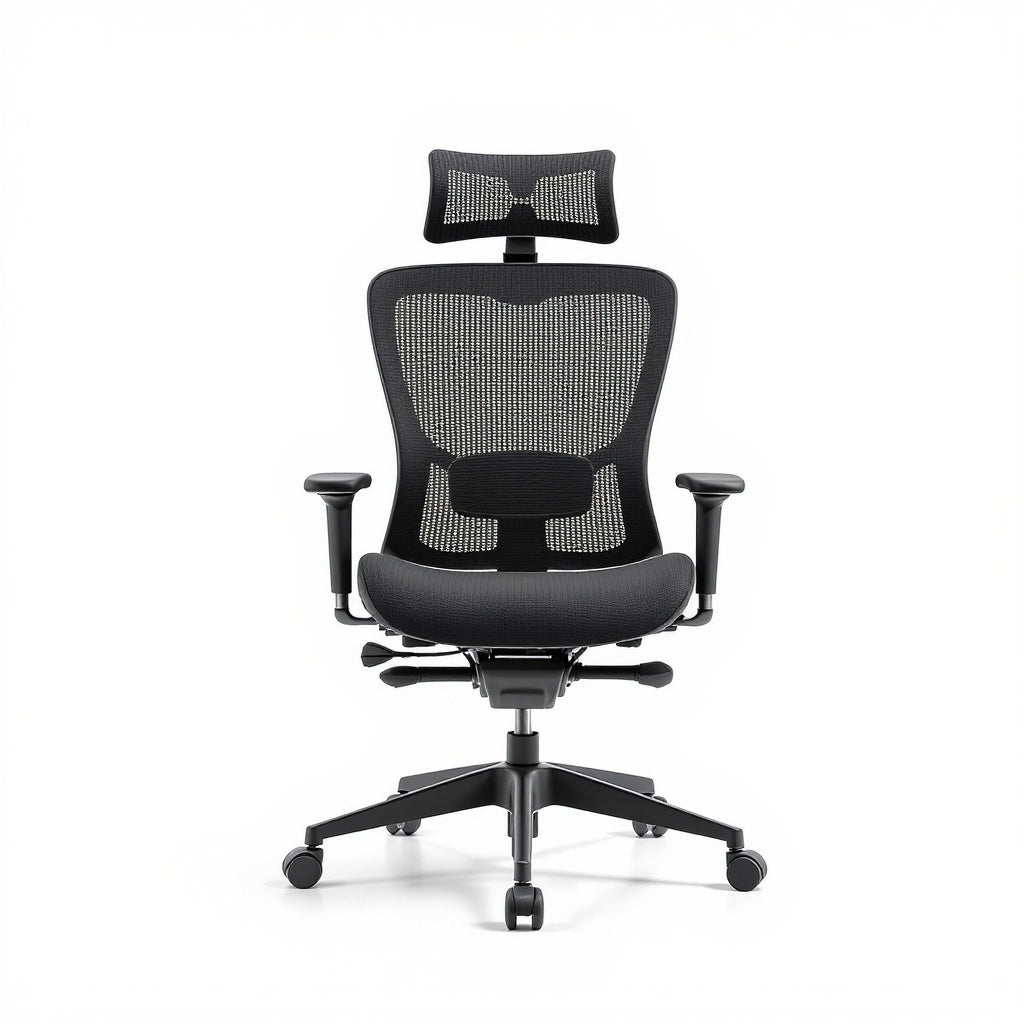 Mesh Office Chair – 24.5W x 25D x 42H Inches, Black, Ergonom
