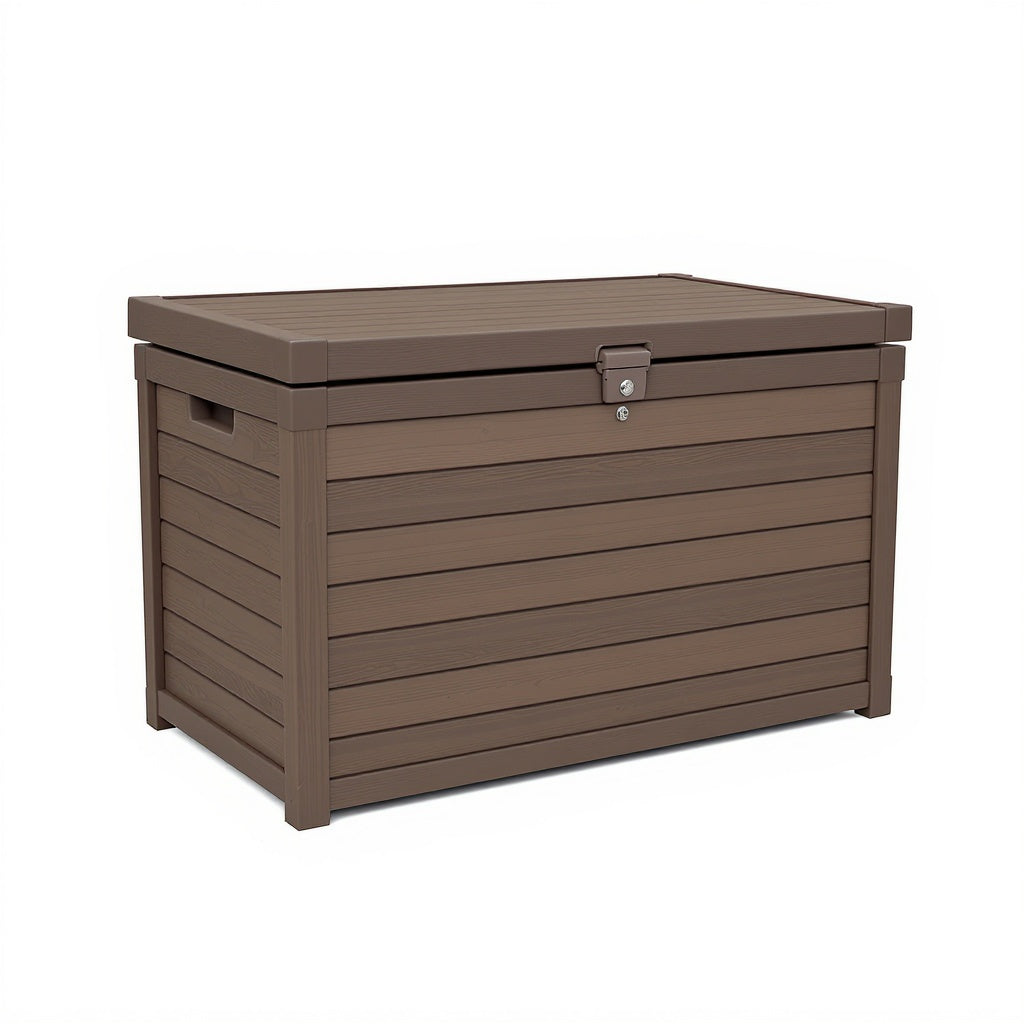 Resin Outdoor Deck Box – Weatherproof Storage, 150 Gallons, ...