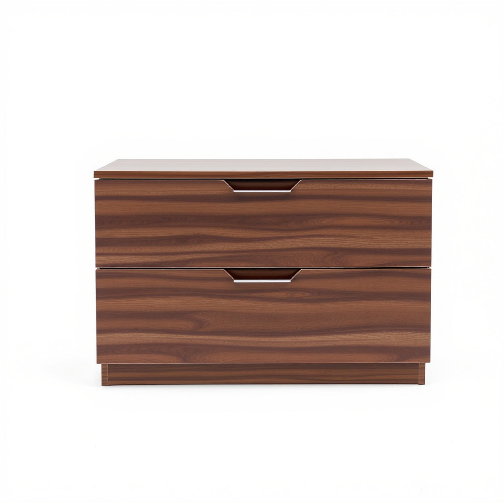 Wood Lateral Filing Cabinet – 36 x 20 x 30 in, Walnut Finish...